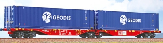 ACME 40491 - H0 - Containertragwagen Geodis/Tschudi, DB Cargo Polska, Ep. VI